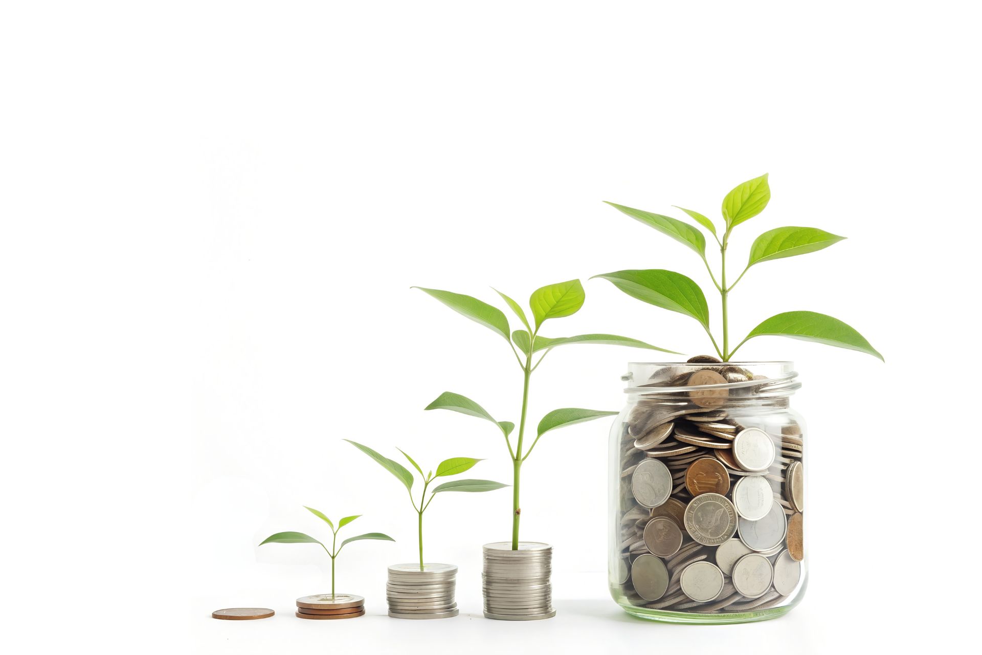 Long-term investment growth concept